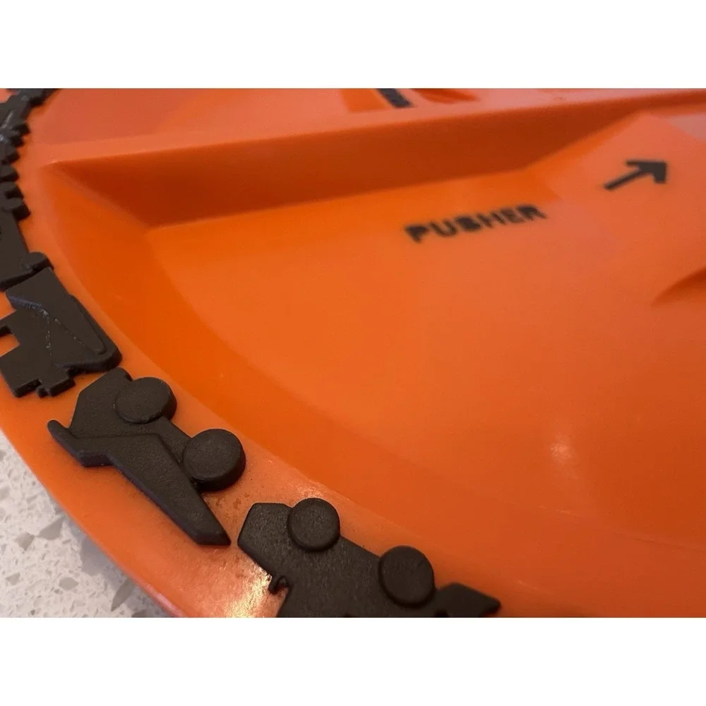 Constructive Eating‎ Construction Zone Plate Only Orange